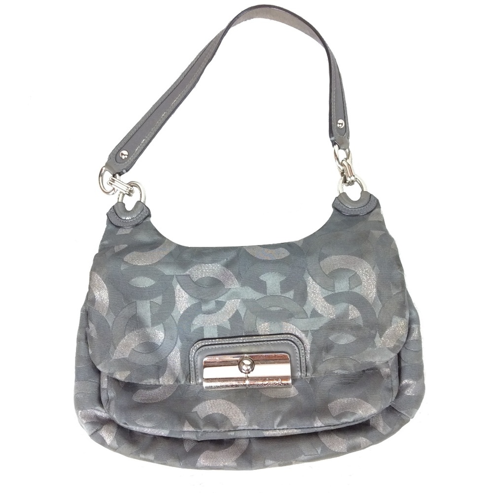 Sale! Coach canvas + leather shoulder bag